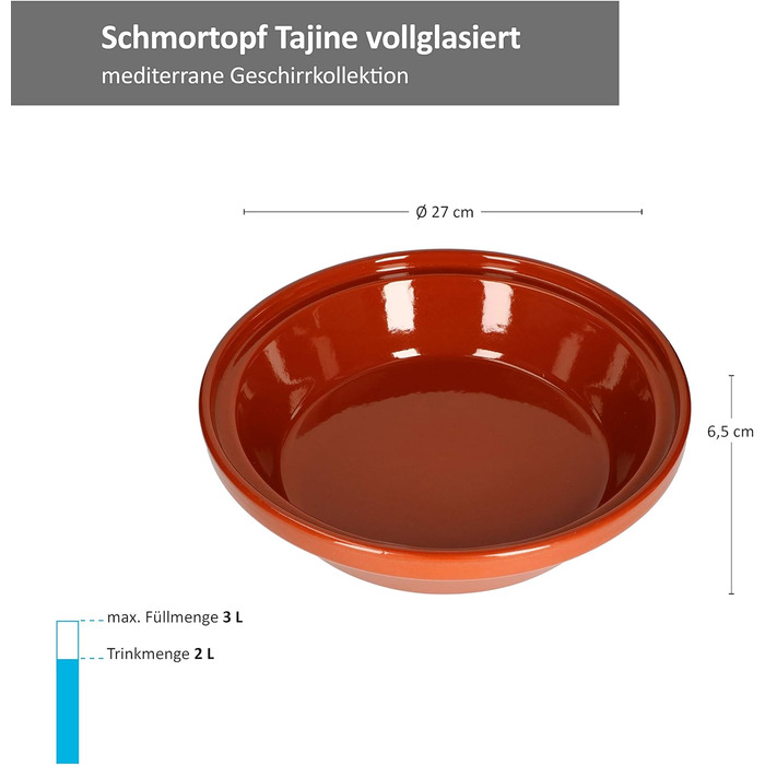 Тажин MamboCat Schmortopf - 2 літри, ручна робота, середземноморський стиль, східний, марокканський, антиквітет/вінтаж, середньовічний, вікінгський