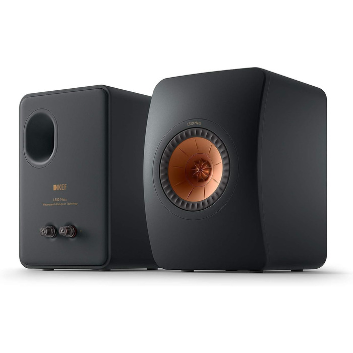 Поличний динамік KEF LS50 Meta HiFi монітор 40-100 Вт (технічний вуглець)