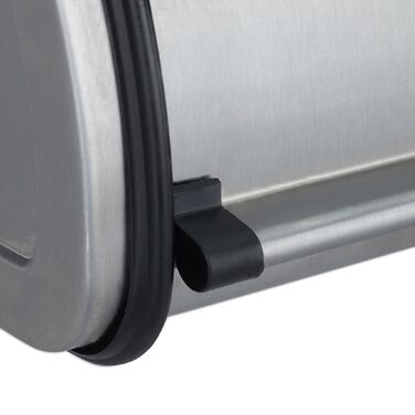 Relaxdays Хлібниця з нержавіючої сталі