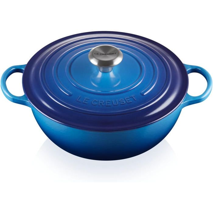 Каструля Le Creuset Signature з чавуну, 26 см, 4.1 л, Azure (21114260900430)