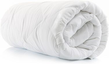 Ковдра BEDSURE 135x200 см - чотирисезонна, стеганий ковдра, сертифікат Oeko-Tex, білий, для алергіків