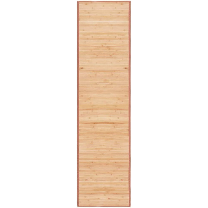 Бамбуковий килим VidaXL 80х300 см коричневий