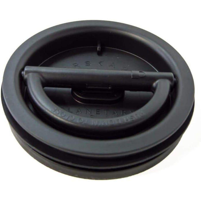 Контейнер для кави Airscape з нержавіючої сталі – герметичний контейнер для зберігання продуктів – запатентований дизайн – зберігає свіжість продуктів (середній, матовий чорний)