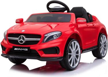 Дитячий електромобіль Mercedes AMG GLA45 з пультом, ліцензія, червоний