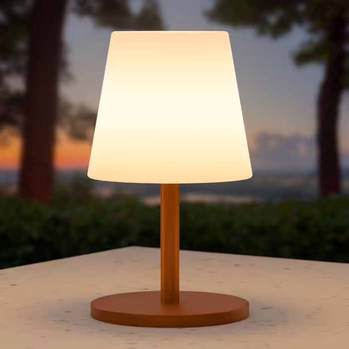 FUYO LED акумуляторна настільна лампа для вулиці, 8 кольорів, димірується, бездротова, портативна, нічник з кольоровою зміною для саду, спальні, кемпінгу, декору на Великдень