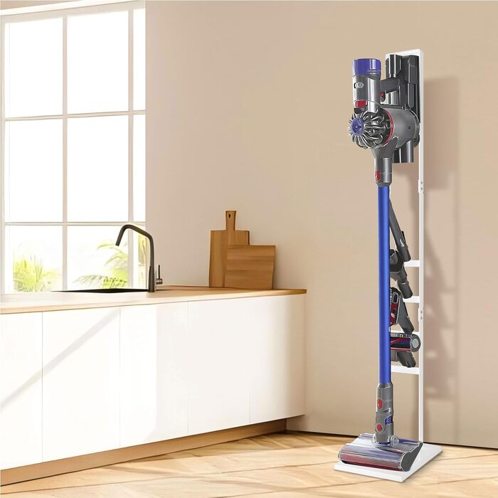 Підставка для пилососа OUTBROS для Dyson Gen5-V6, підлоговий кронштейн для ручного пилососа (білий)