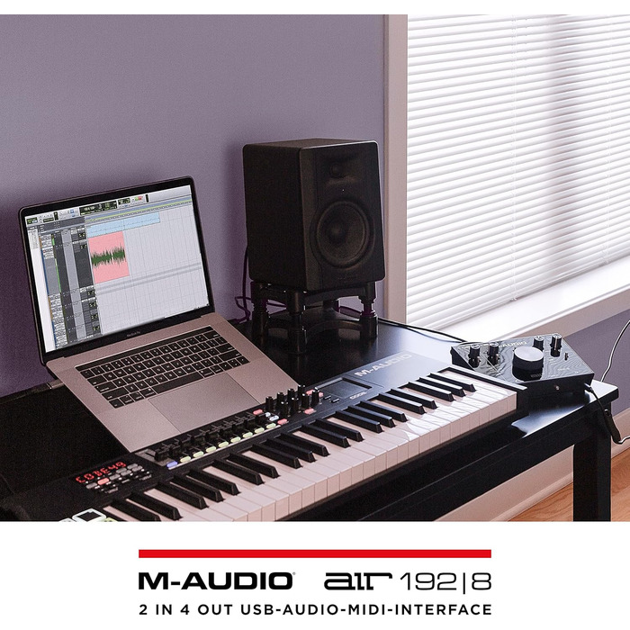 M-Audio Air 192|6: USB аудіоінтерфейс для запису в студійній якості (2 XLR/Line входи + софт)