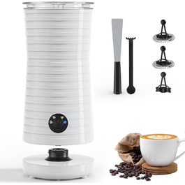 Електричний спінювач молока Morpilot 4-в-1 для лате, капучино та макіато (білий)