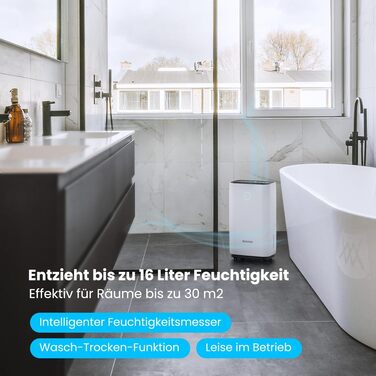 Електричний осушувач повітря Auronic AU3271 16L - 16 літрів, для дому