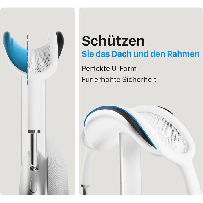 Підставка для навушників AirPods Max, алюміній, з режимом сну, для столу, антиковзаюча, захист від подряпин, сумісна з AirPods Max