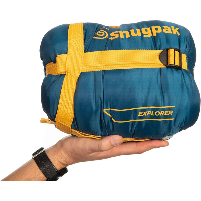 Спальний мішок SnugPak Basecamp Explorer, синій (бензиновий синій)