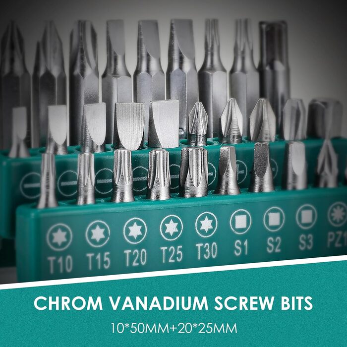 Набір інструментів TLGREEN 198 предметів у кейсі: побутовий, з тріскачкою, набором головок, викрутками, універсальний темно-зелений + чорний