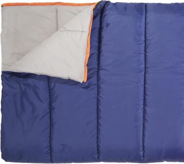 Прямокутний спальний мішок для холодної погоди, кемпінгу та походів, легкий, синій