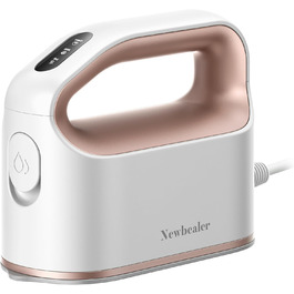 Праска для одягу Newbealer: компактна туристична праска, 1200W, 3 режими, швидкий нагрів 45с, зелено-золота