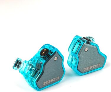 Гц x Crinacle Zero 2 IEM, 10 мм драйвер, дротовий, ігровий, кабель OFC, синій, 7