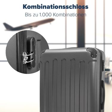 Набір валіз TRVLMORE: 2 валізи з жорстким корпусом, набір валіз для подорожей