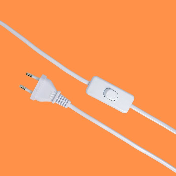 Лампа для столу Relaxdays з тканинним абажуром та керамічним цоколем