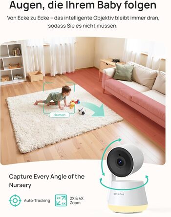 Відеоняня Dr.Care LumiView з камерою та монітором 5