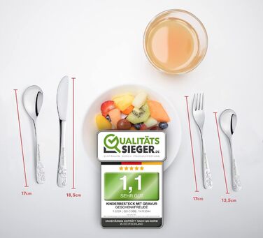 Дитячий столовий набір з гравіюванням 