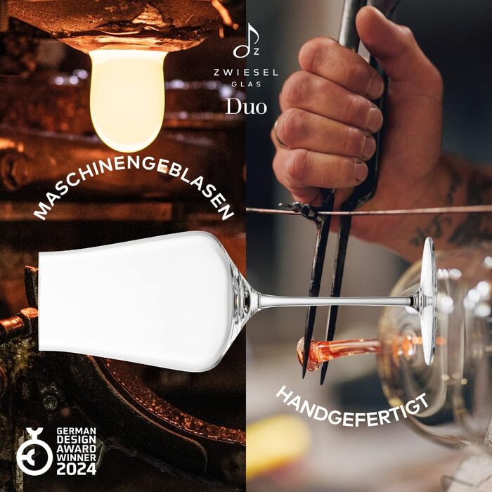 Кельмахи Zwiesel Glas для червоного та білого вина, набір 2 шт. з Tritan-кристалу, стійкі до миття в посудомийній машині