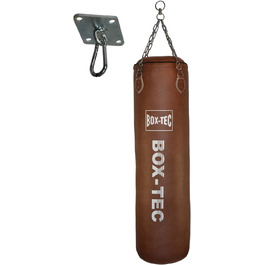 Боксерська груша BOX-TEC, сумка з піском, набір для ММА кікбоксингу, тайського боксу в стилі ретро, 150 см, з начинкою, включаючи набір для боксу і боксу. Стельове кріплення і четирехточечная ланцюг