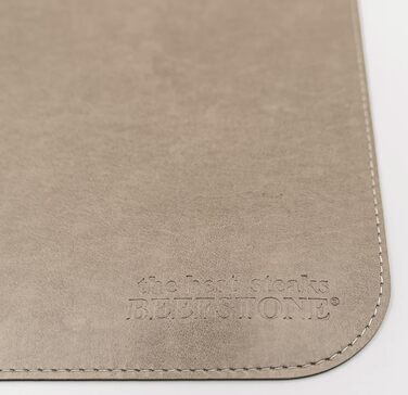 Набір скатертин BEEFSTONE® 6 шт. з PU шкіри, чорно-бежевий, 40x30 см | Водостійкі, легко миються | Скатертини, підставки під посуд