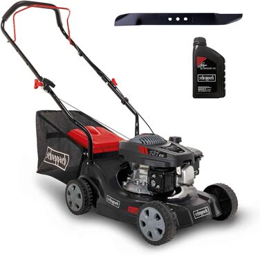 Бензиновий газонокосарка Scheppach MP132-40 - 3.3 PS, ширина 40 см, 3 положення висоти, кошик 35 л