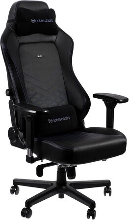 Крісло ігрове Noblechairs HERO - офісне крісло, стільниця з PU-шкіри, чорно-синій колір