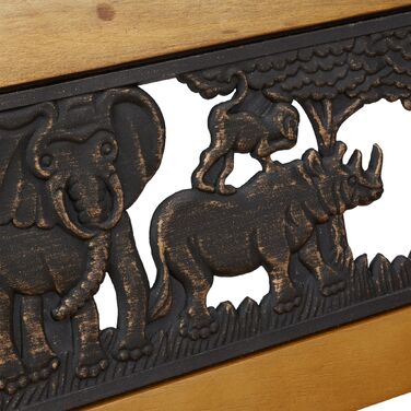 Лавочка Relaxdays для дитячого садка з зображенням тварин