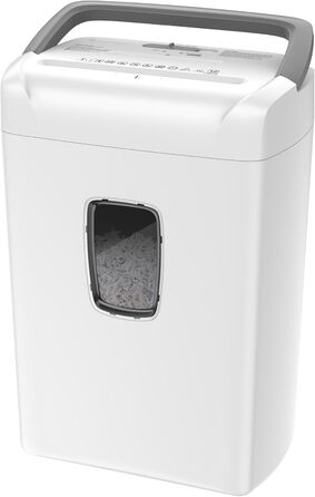 Шредер Bonsaii P4, 12 аркушів, 21 л, знищення карт/CD/скріпок, для офісу та дому