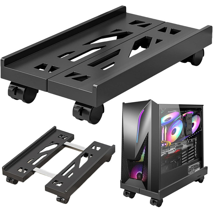 Підставка для комп'ютера настільна, 40x40x7 см, мобільна, універсальна, для ПК, ігрового комп'ютера, офісу