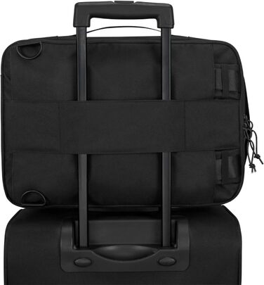 Рюкзак для ноутбука Johnny Urban Чоловіча та жіноча чорна сумка-месенджер Brandon Багатофункціональна - Денний рюкзак для роботи та навчання - 3 варіанти перенесення, водовідштовхувальний та відділення для ноутбука 15,6 дюймів