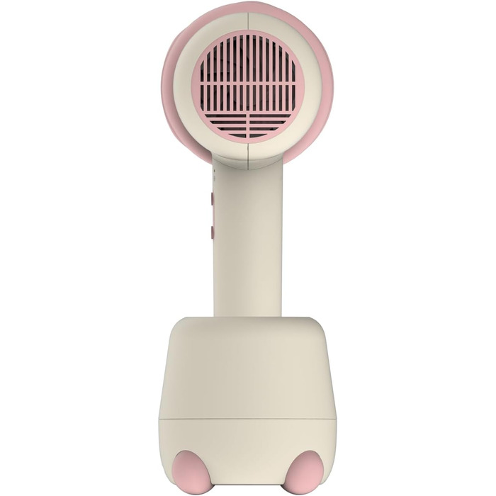 Бездротовий фен для немовлят, міні-фен для дітей, акумуляторний дитячий фен для чутливої шкіри з 3 швидкостями, підходить для 0-3 роки (Рожевий) Donut Рожевий