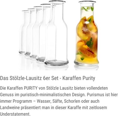 Набір з 6 графинів 500 мл, Purity Stölzle Lausitz