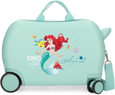 Дитяча валіза Disney Ariel бірюзова