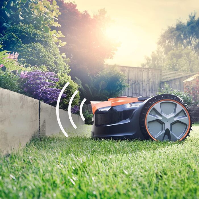 Робот-газонокосарка LawnMaster VBRM16 OcuMow для газонів до 100 м², самохідний, бездротовий, акумуляторний 24В 4.0Ah Li-Ion