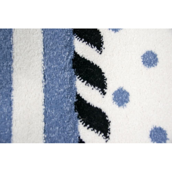 Дитячий морський килим для дитячої кімнати, килим для хлопчиків з якорем синього кремового кольору, розмір (140x200 см)