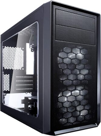 Корпус для ПК Fractal Design Focus G Mini Black із бічним вікном, міні-тауер, для геймінгу, чорний