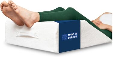 Подушка для ніг Dreamzie: ергономічна, з ефектом пам'яті, Made in EU, Oeko TEX, дихаюча, гіпоалергенна