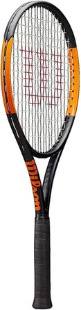 Тенісна ракетка Wilson Unisex Adult Burn 100uls L1 Сірий/Помаранчевий