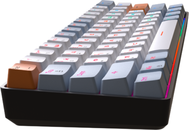 Дротова механічна клавіатура GamePro MK130R (Red) з Hot-Swap RGB Black