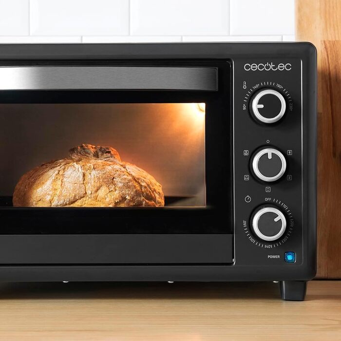 Мультиварка Cecotec Bake&Toast 1090 Black: 1000 Вт, 30 л, таймер, регулювання температури, решітка-гриль, лопатка