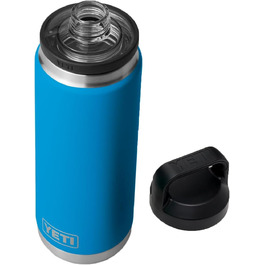 Пляшка YETI Rambler із кришкою Cug, 26 унцій (760 мл), синя велика хвиля