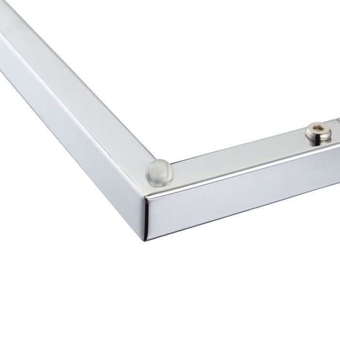 Зручний приставний столик Relaxdays у формі 'С' з полицею