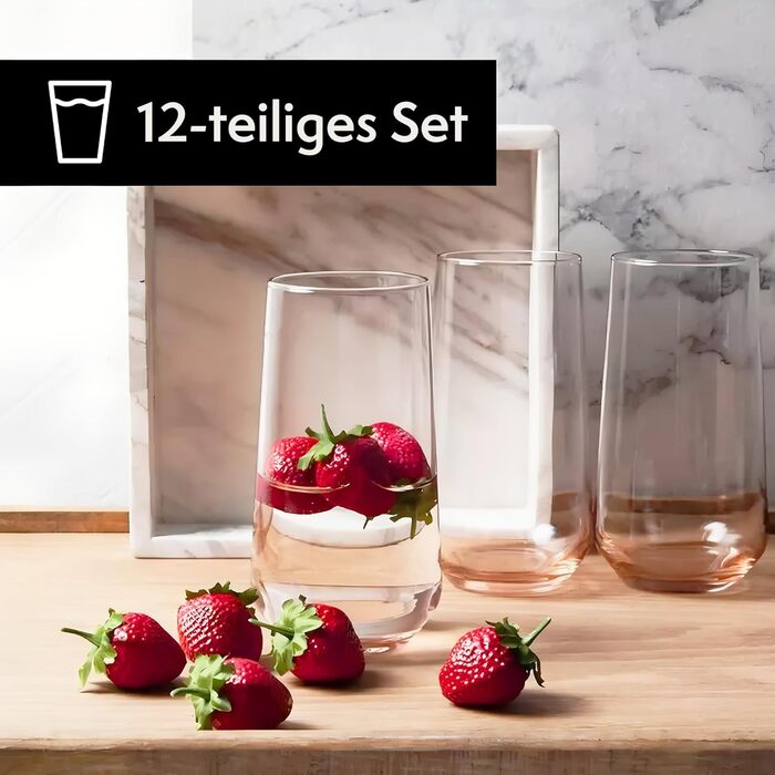 Набір склянок KONZEPT Longdrink 480 мл (12 шт) для коктейлів, соку, води