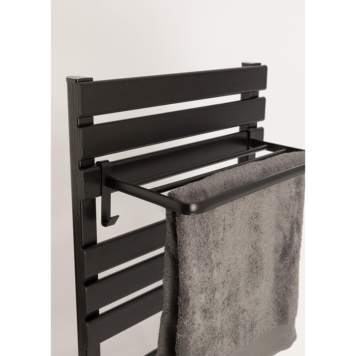 Електричний рушникосушарка CREATE / WARM 500W, чорний, з ніжками, 103x55x5 см, термостат, низьке споживання