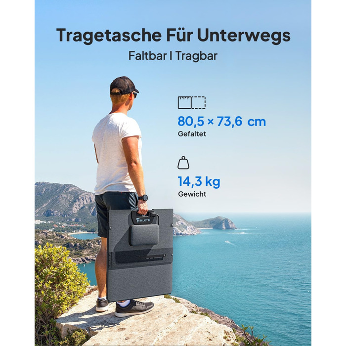 Портативна електростанція Bluetti Elite 100 з сонячною панеллю 350W: 1024Wh, LFP акумулятор, 1800W (3600W пік), для кемпінгу та резервного живлення