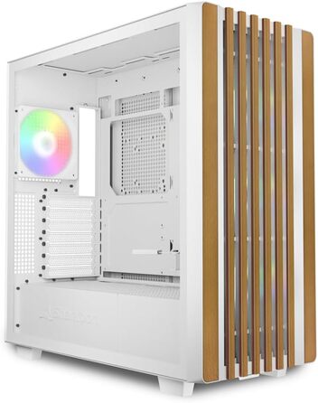Корпус для ПК Sharkoon Rebel C70G RGB, білий, ATX, зі склом та підсвіткою