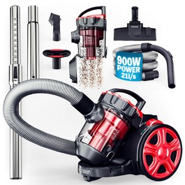 Мультициклонний пилосос Red 900 Вт ECO Power