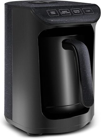 Кавомашина KARACA Hatır для приготування турецького кави з функцією обсмажування, 535W, 5 чашок, автоматичне нагрівання, чорний колір